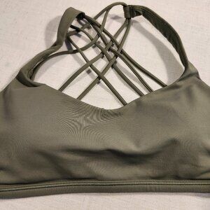 Green lululemon Sports Bra